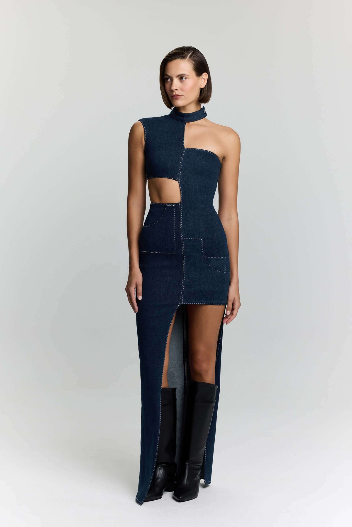 Model showcasing a stylish dress from the Summer 2026 - Jendue Dresses Collection for Women.