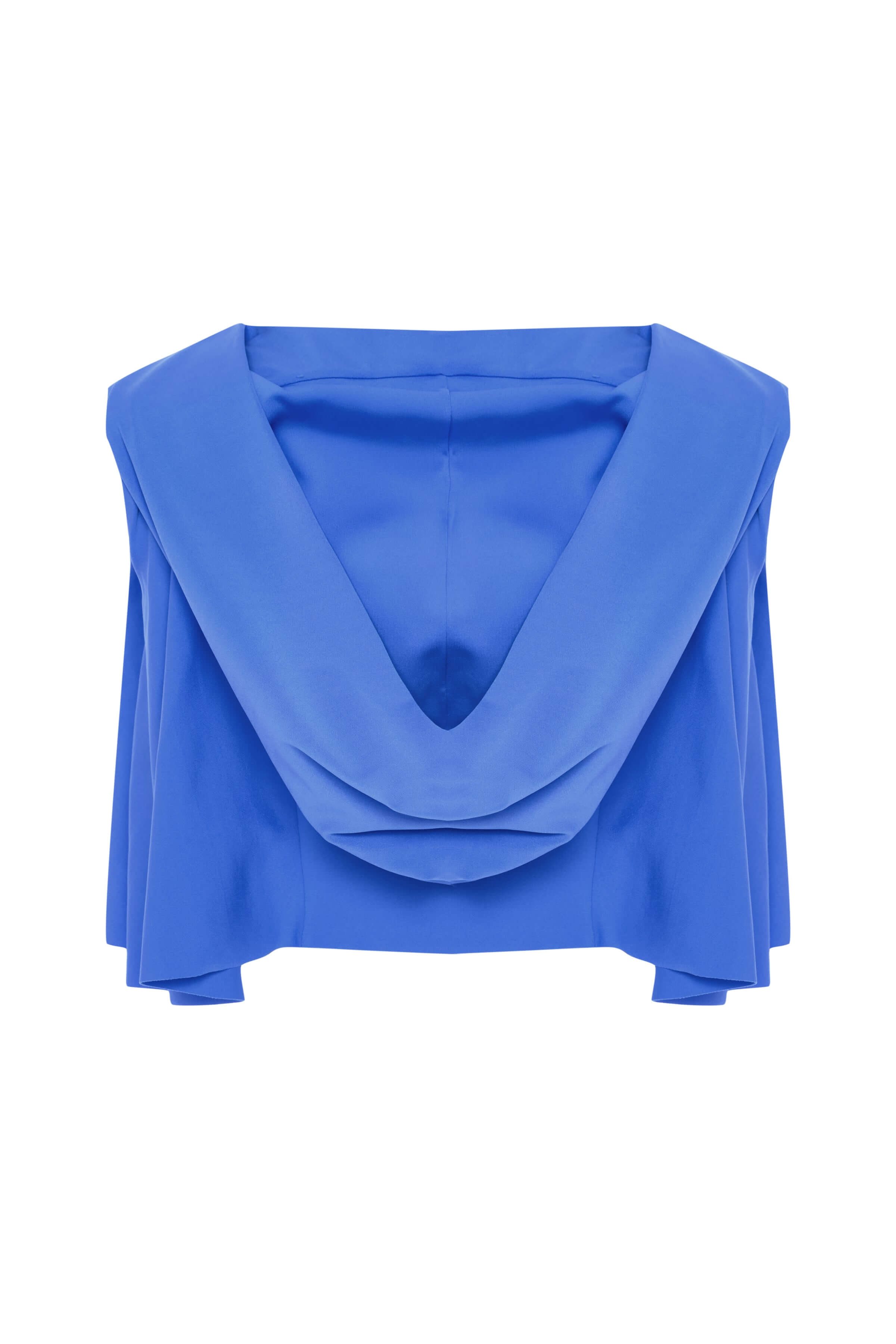 JENDUE Cècile Crop and Vest - Designer Zip-Up Bolero Top 2