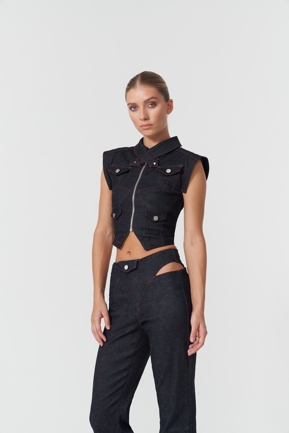 Davidson Cut Out Wide Leg Pants