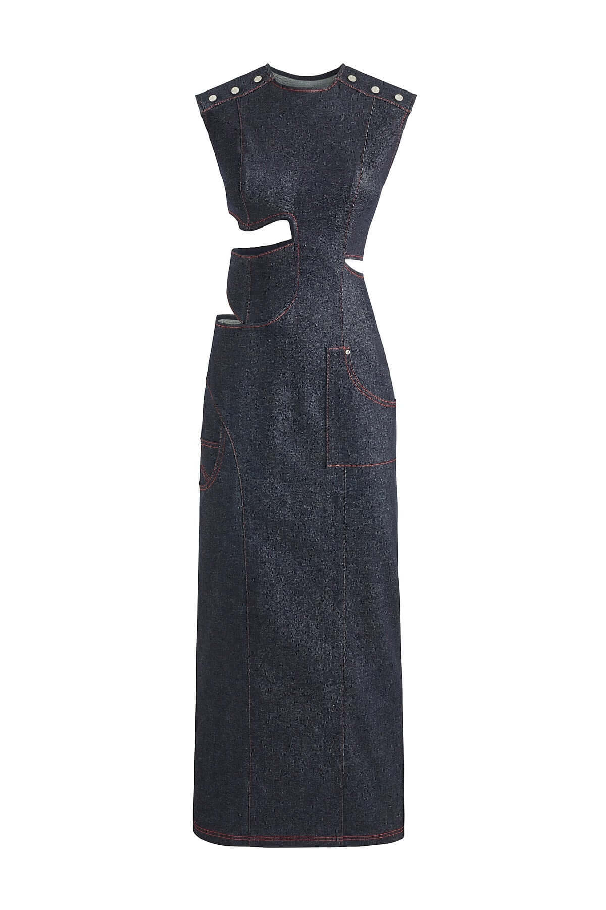 white christmas dresses Harvey Maxi Denim Dress - Women's Denim Dress