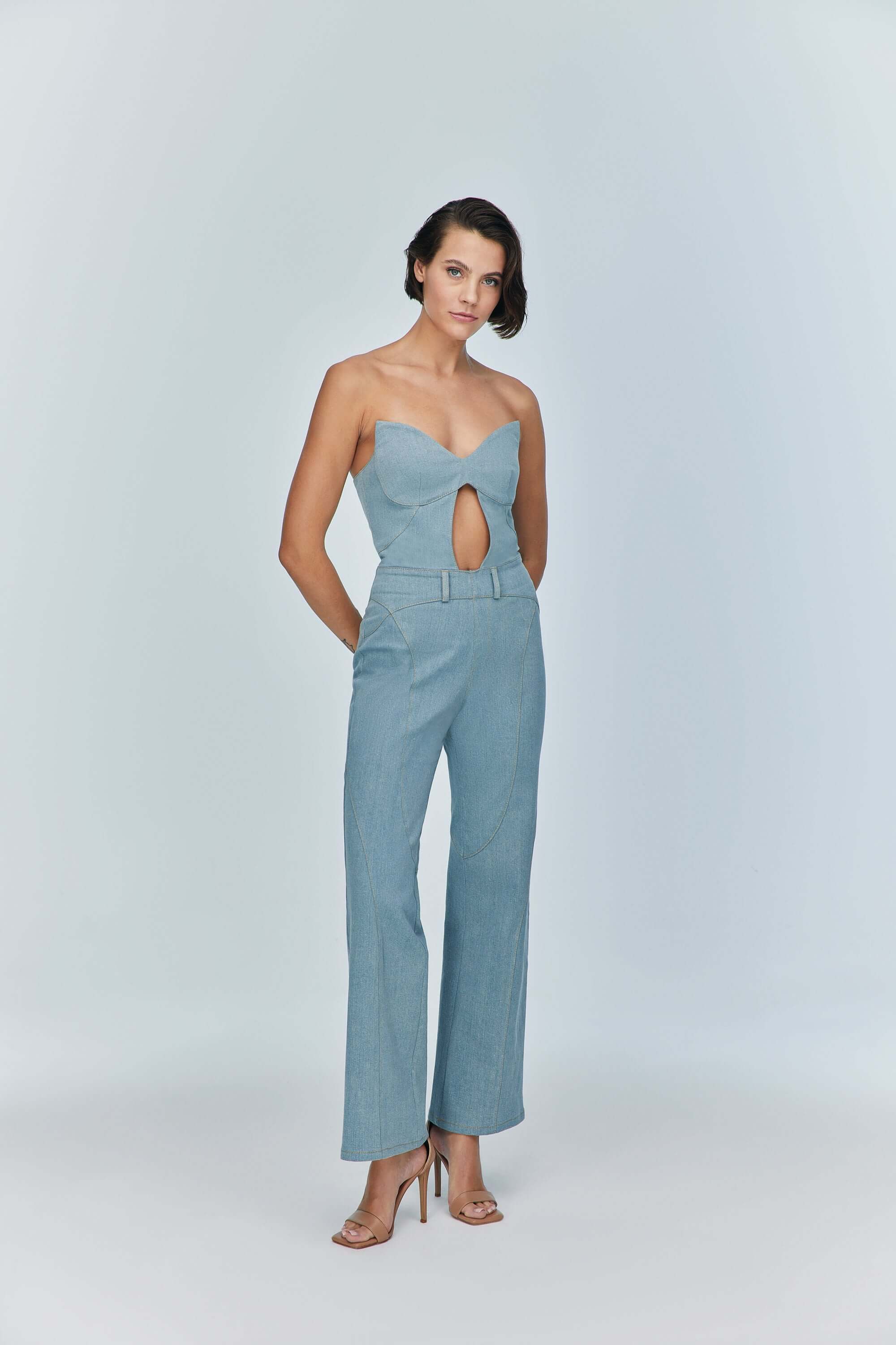 Marvel Maxi Denim Jumpsuit - Women's Denim Jumpsuit