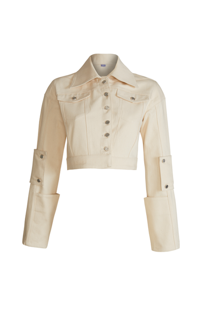Chaby Cross Line Buttoned-up Jacket