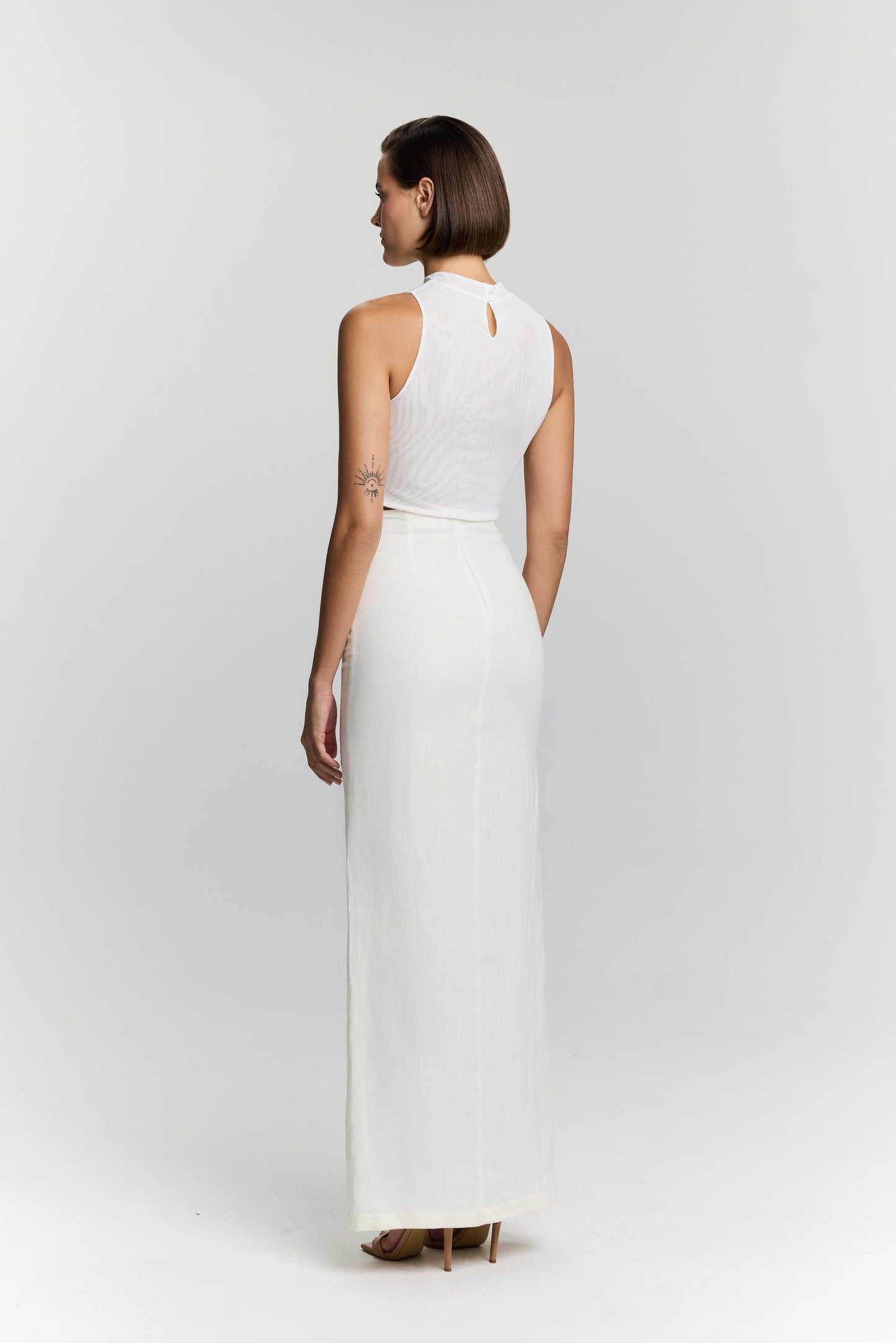 SERENA LINEN CROP