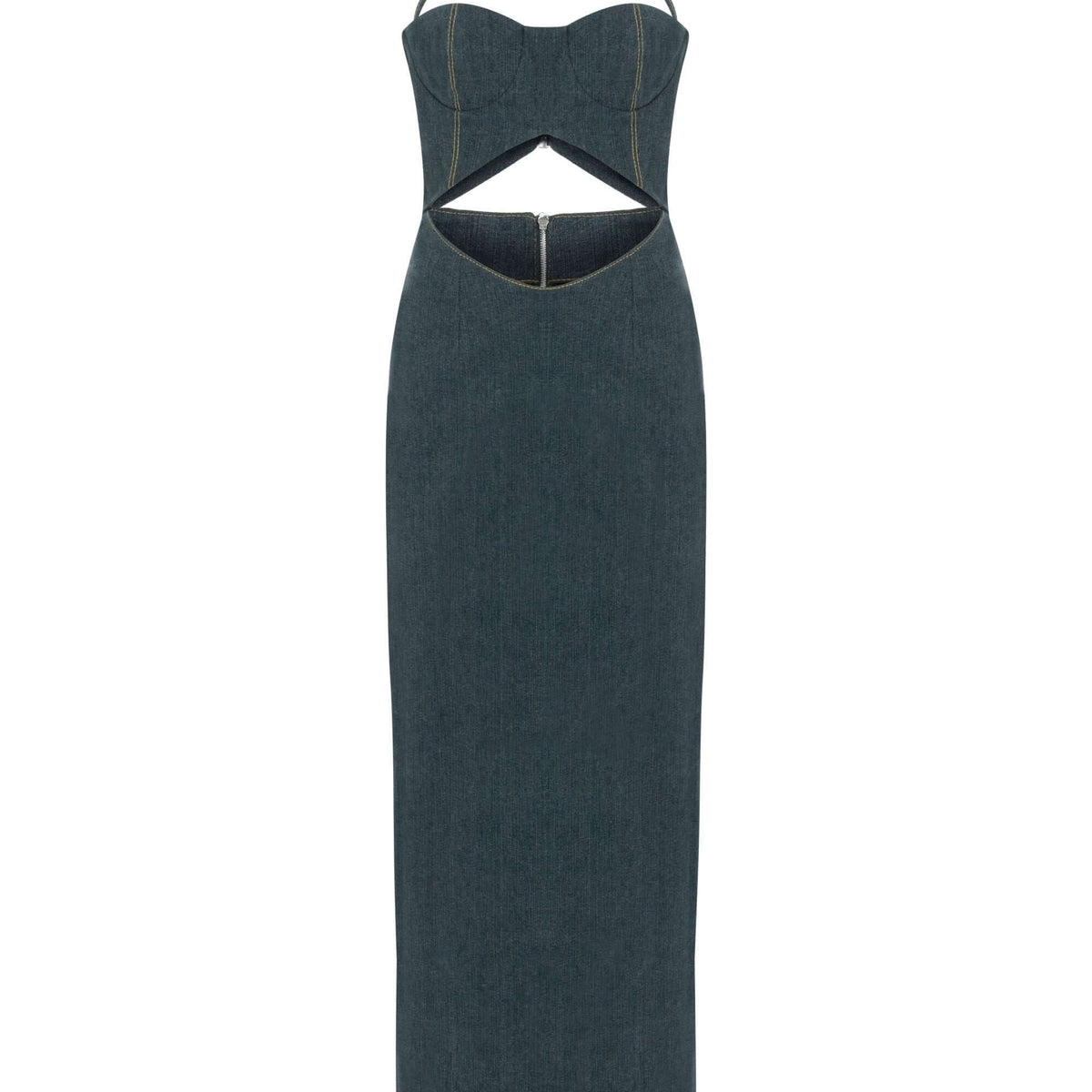 Jendue Women's Monte Maxi Denim Dress - Blue