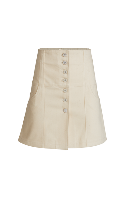 Chaby Buttoned-up Mini Skirt